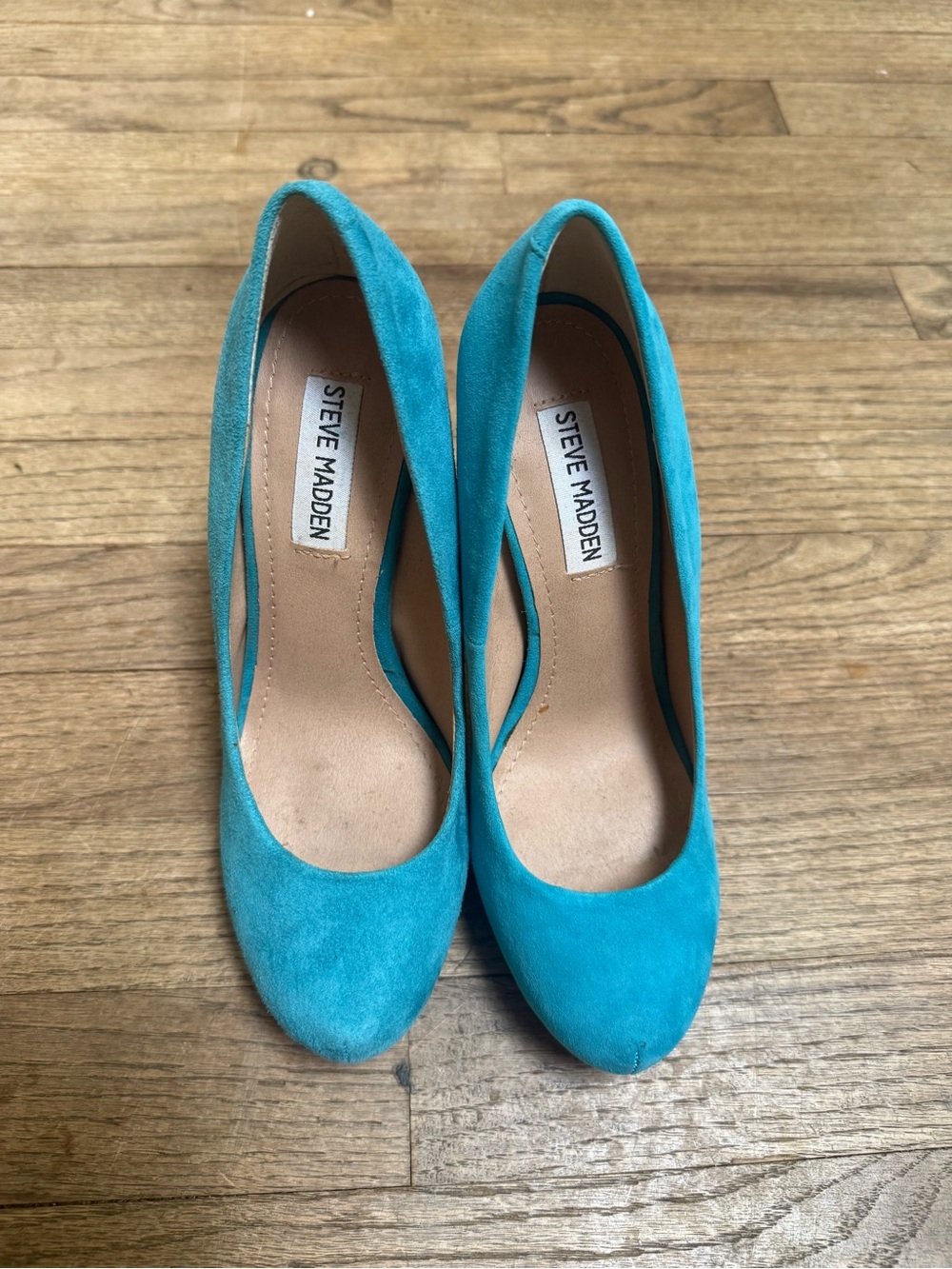 Steve Madden Teal Suede Classic Pump